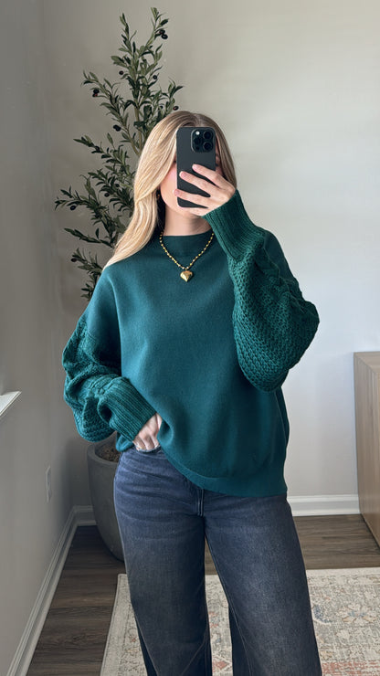 Cozy Winter Knit / Green