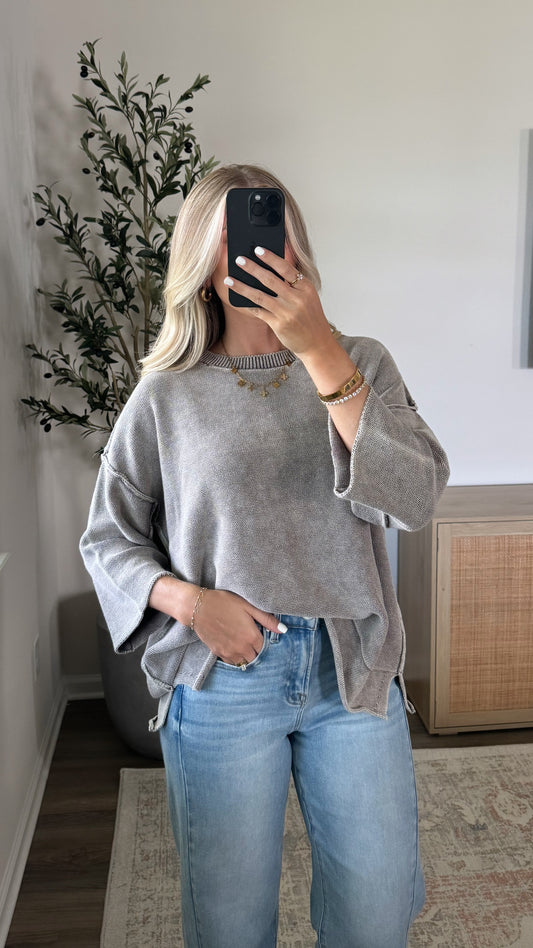Amelia Lightweight Sweater / Mocha