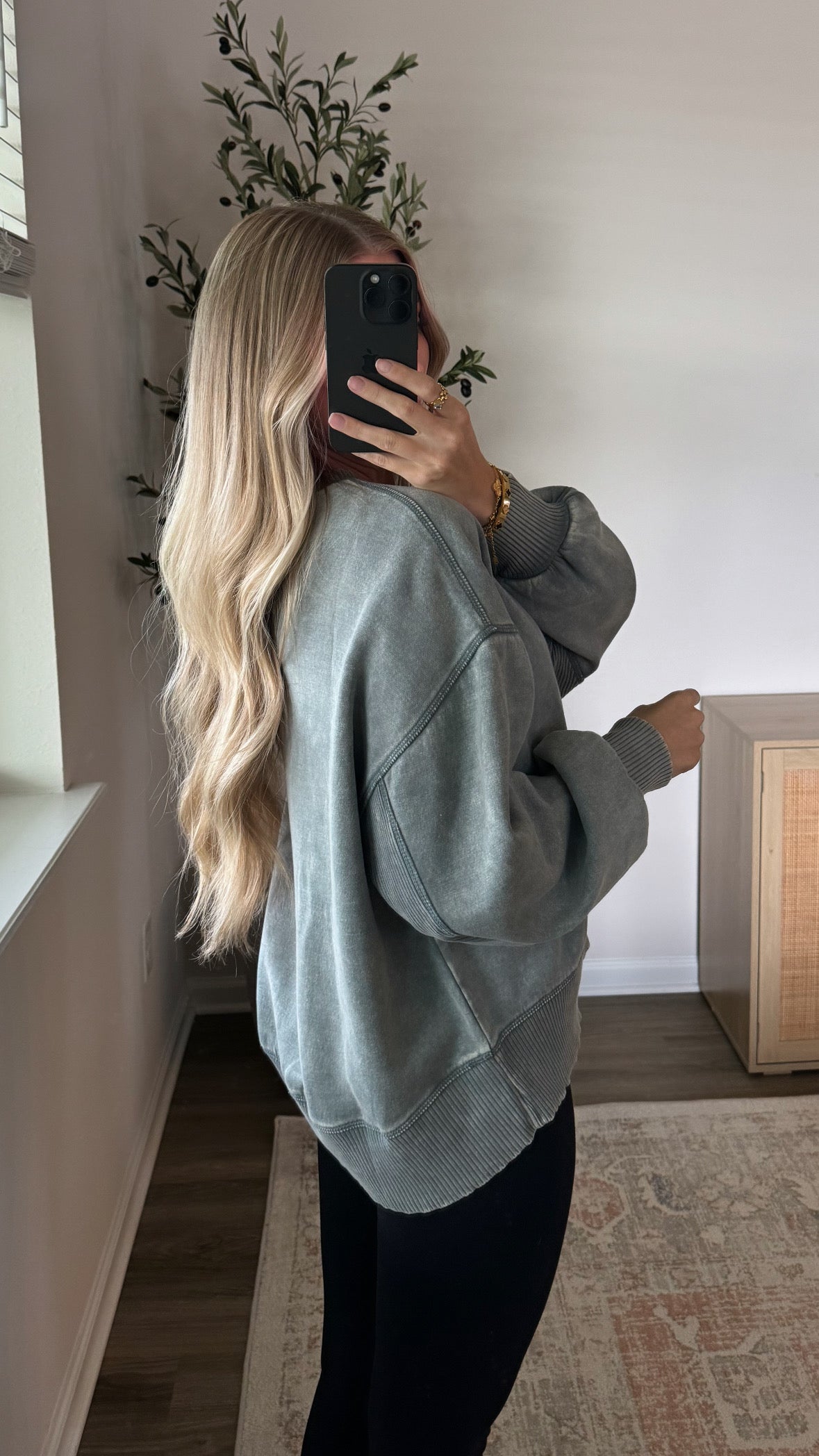 Autumn Fleece Pullover / Jade