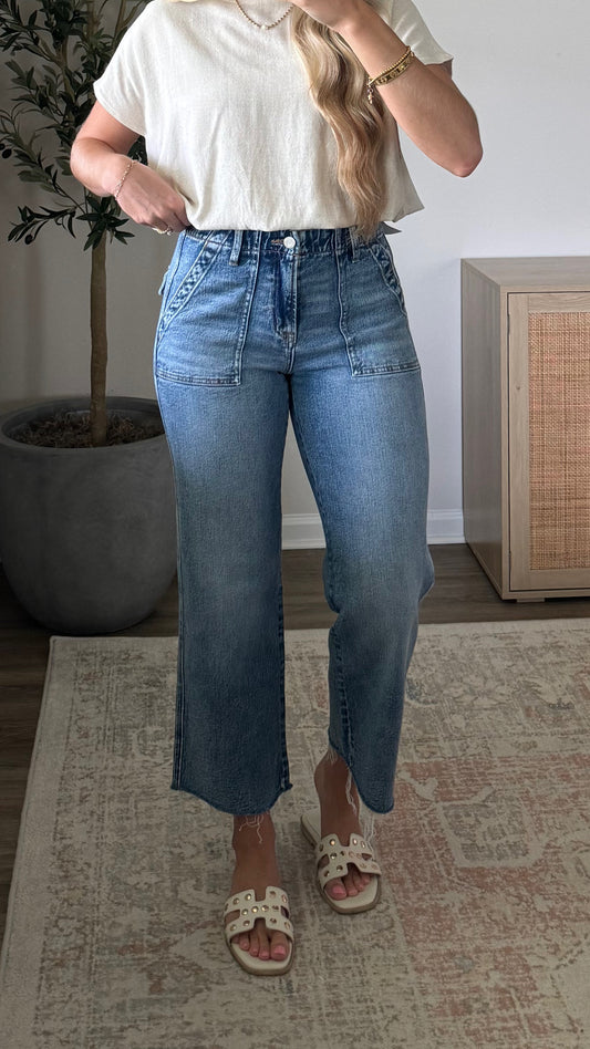 Paisley Comfort Denim / Med Wash