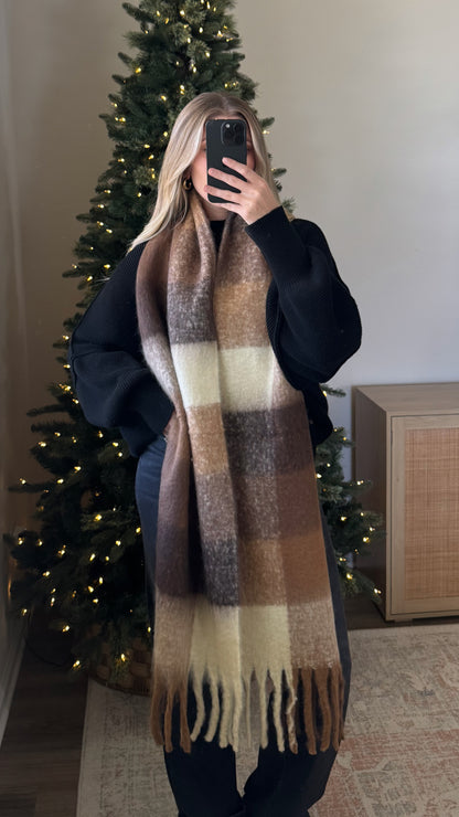 Oversized Scarf / Plaid