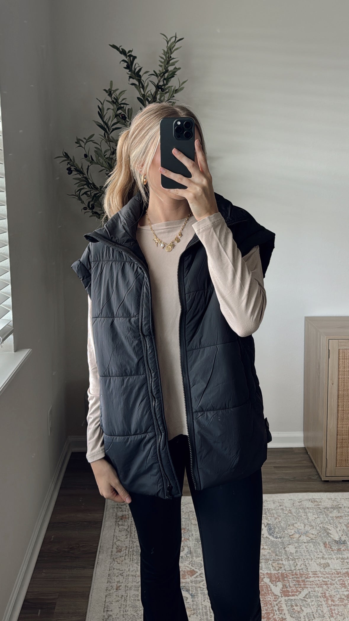 Puffer Vest / Black