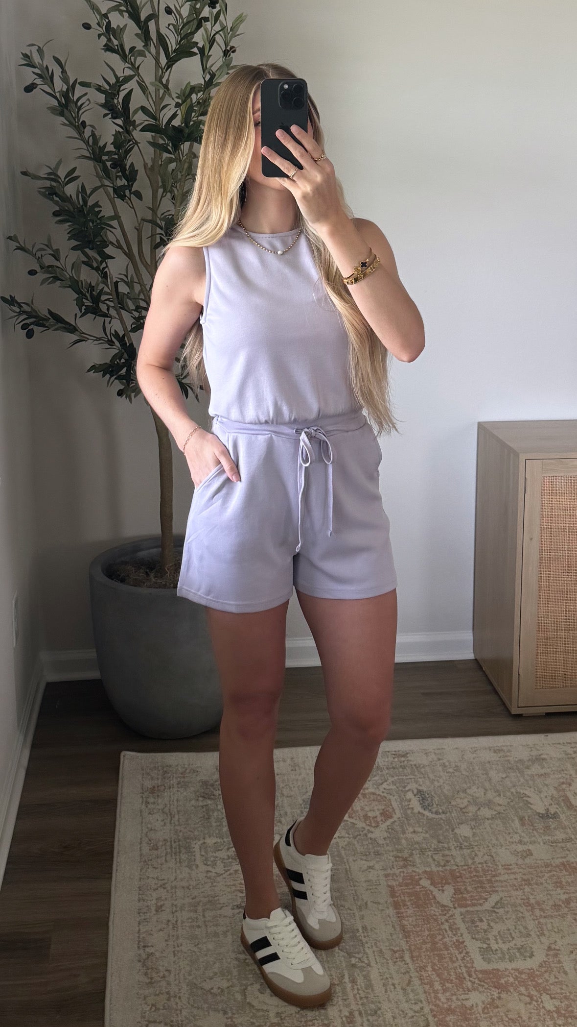 Scuba Active Romper / Grey Lilac