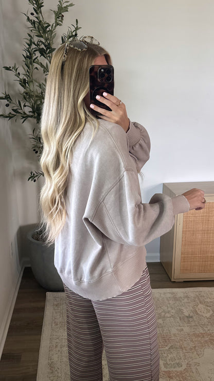 Everyday Fleece Pullover / Sand