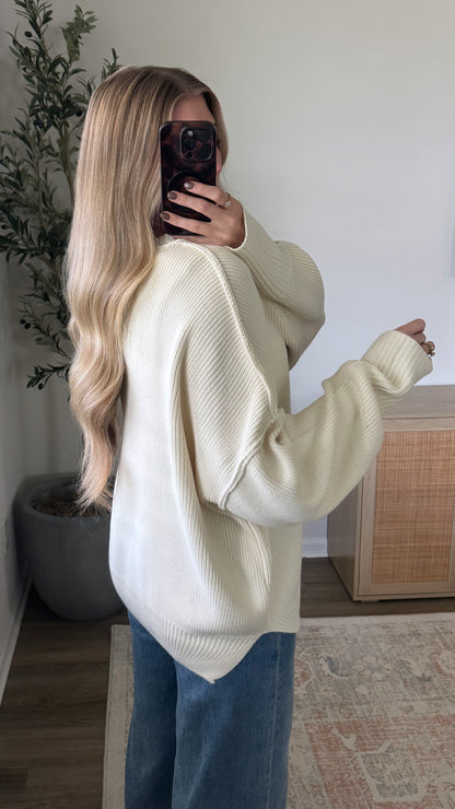 Staple Knit Sweater / Cream