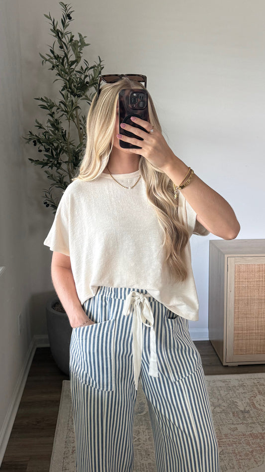 Comfort Cotton Tee / Cream