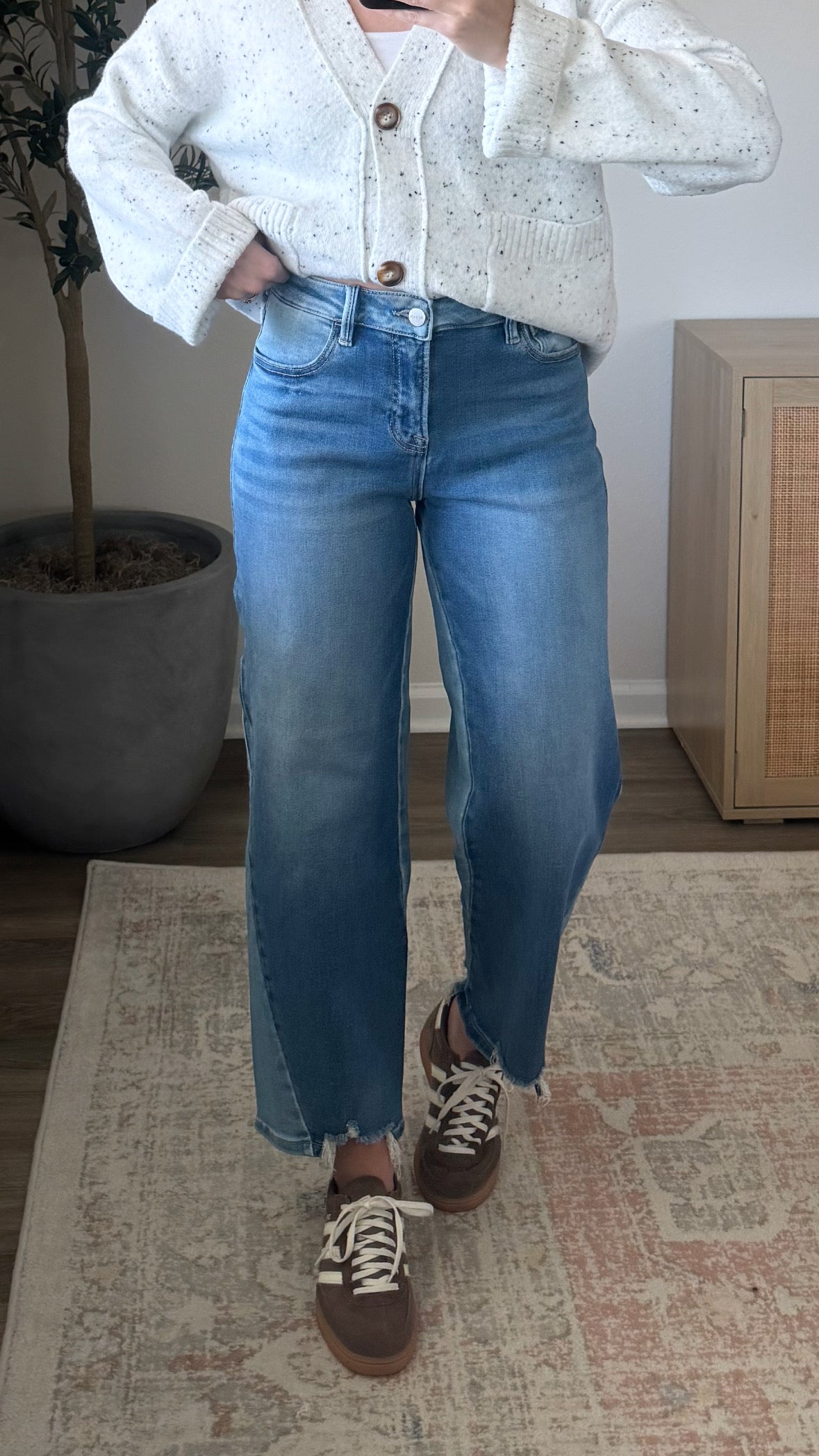Two-Tone Comfort Denim