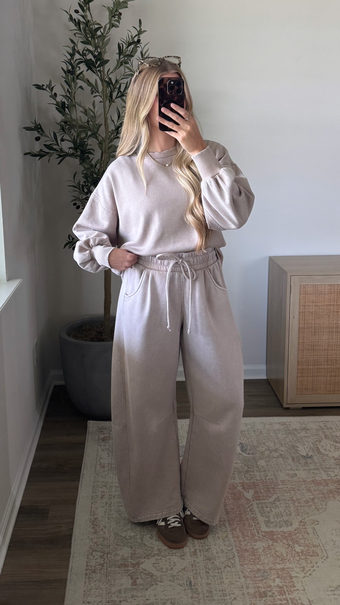 Everyday Barrel Sweatpants / Sand