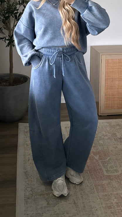 Everyday Fleece Barrel Set / Blue
