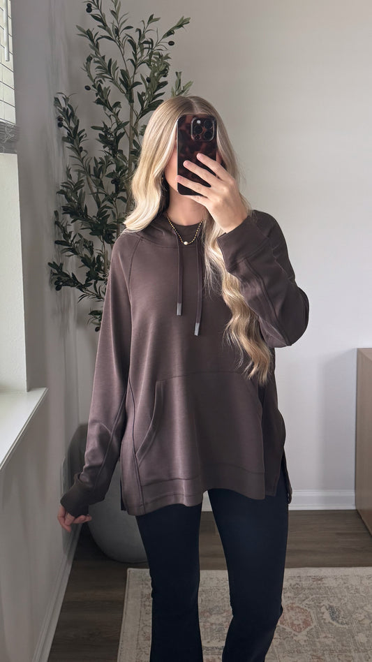 Scuba Hoodie / Chocolate