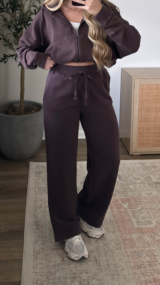 Maddie Sweatpants / Coffee Bean