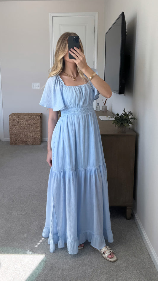 Lacey Maxi Dress / Blue