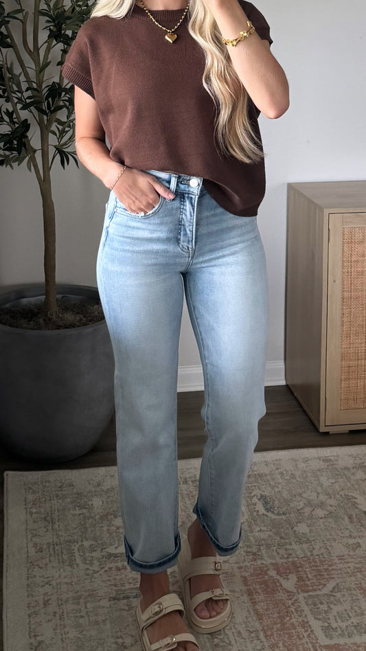 Anna Comfort Denim / Light Wash