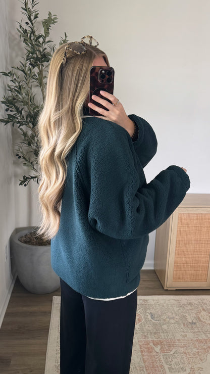 Sherpa Jacket / Dark Teal