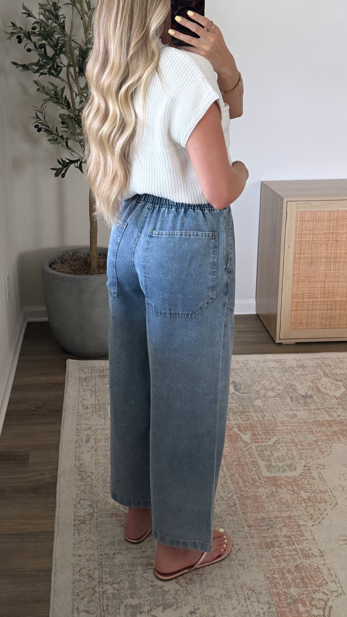 Sierra Wide Leg Denim Pant