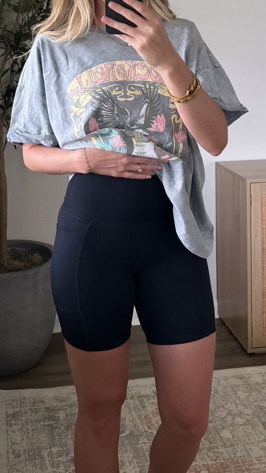 Sculpt Biker Shorts / Black