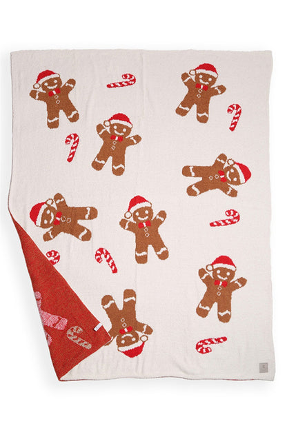 Gingerbread Throw Blanket