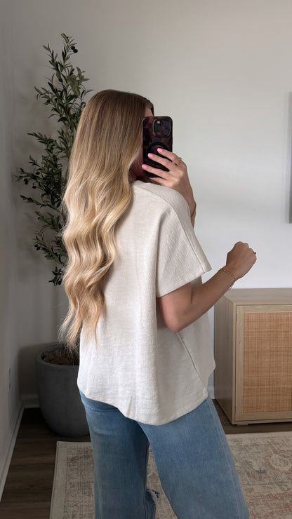 PREORDER (2/12) - Comfort Cotton Tee / Sand Beige