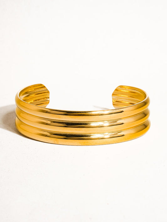 Ridged Bold Bangle