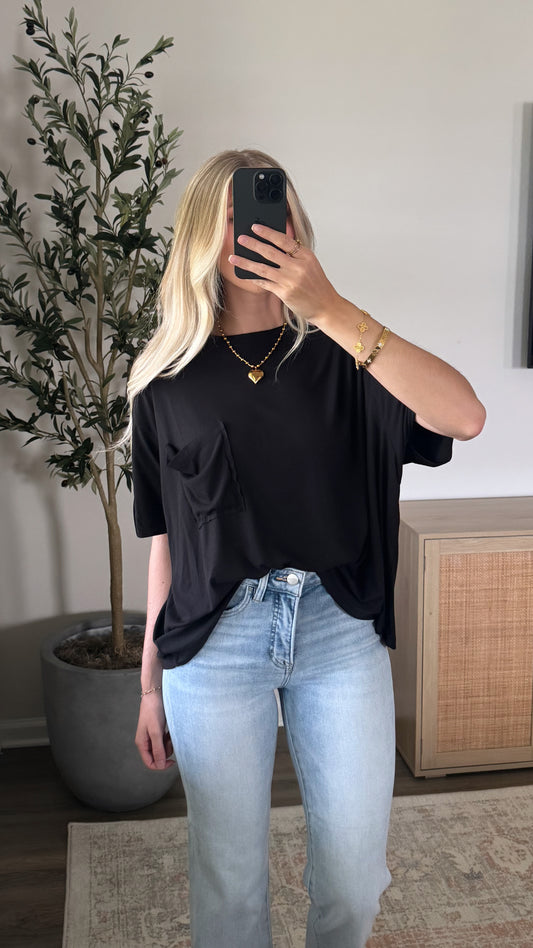 6 Colors / Slouchy Pocket Tee