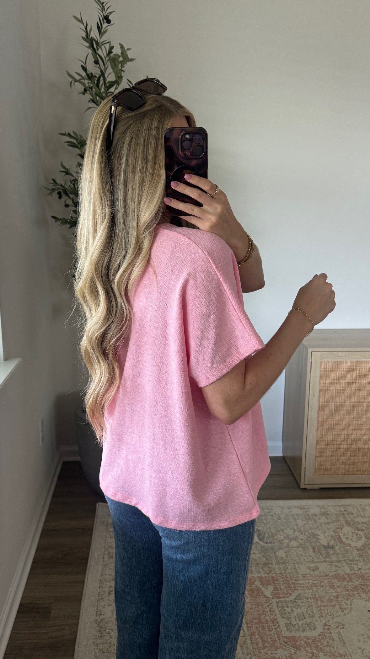 Comfort Cotton Tee / Pink