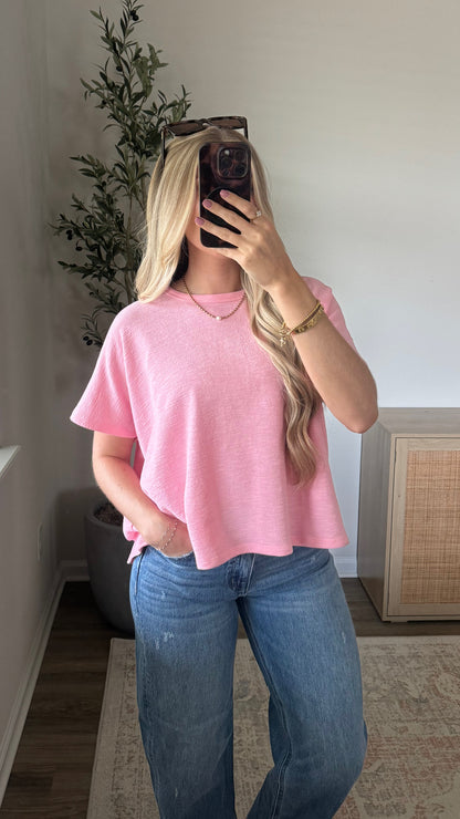 Comfort Cotton Tee / Pink