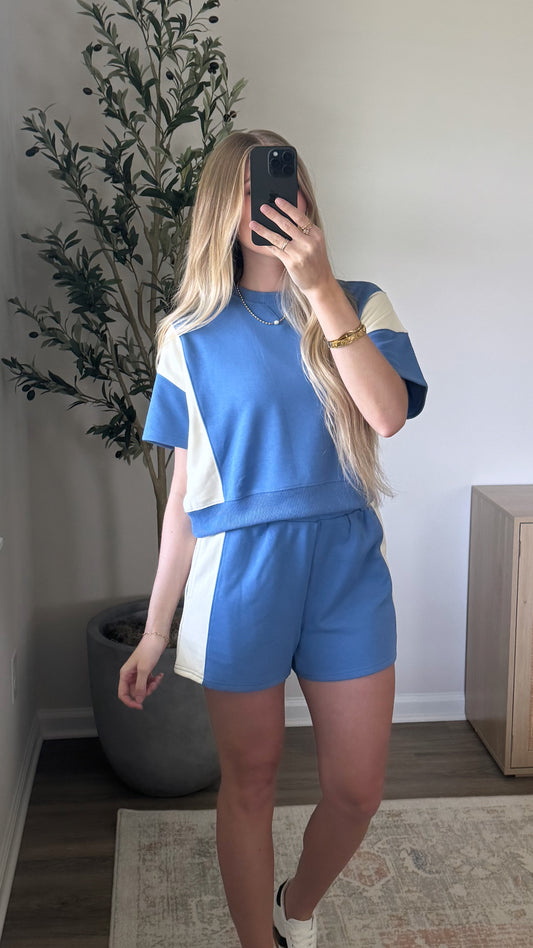 Maya Contrast Set / Blue