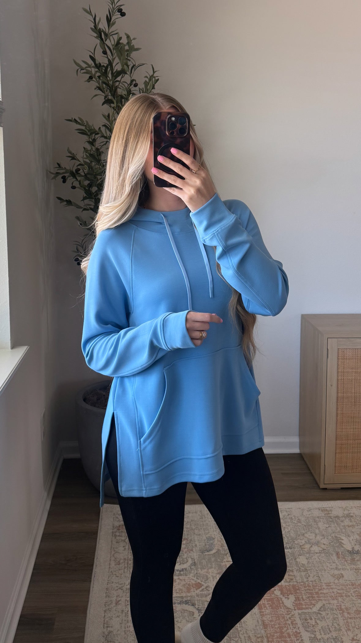 Cloud Scuba Hoodie / Light Blue