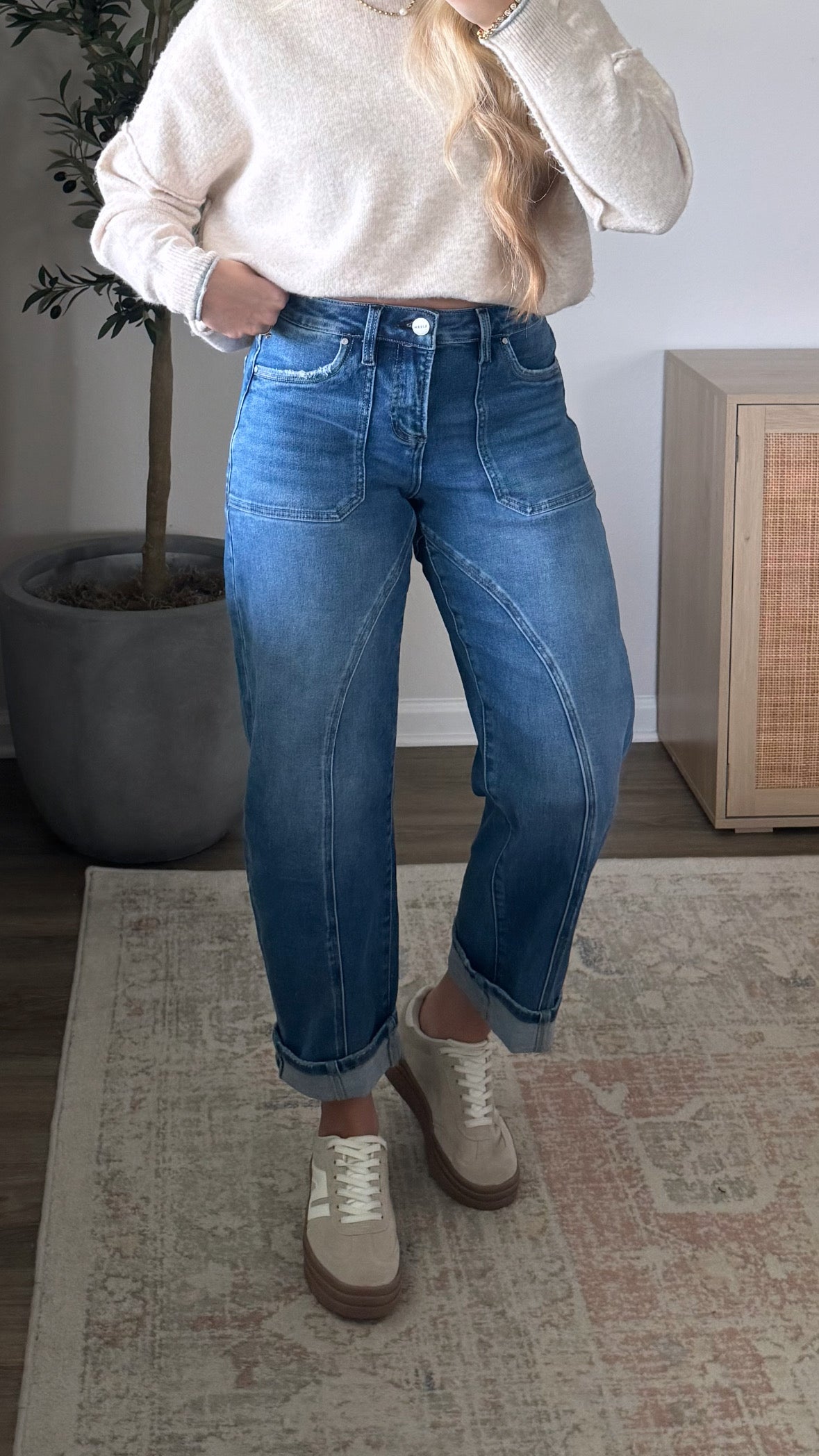 Rowan Comfort Denim / Medium Wash