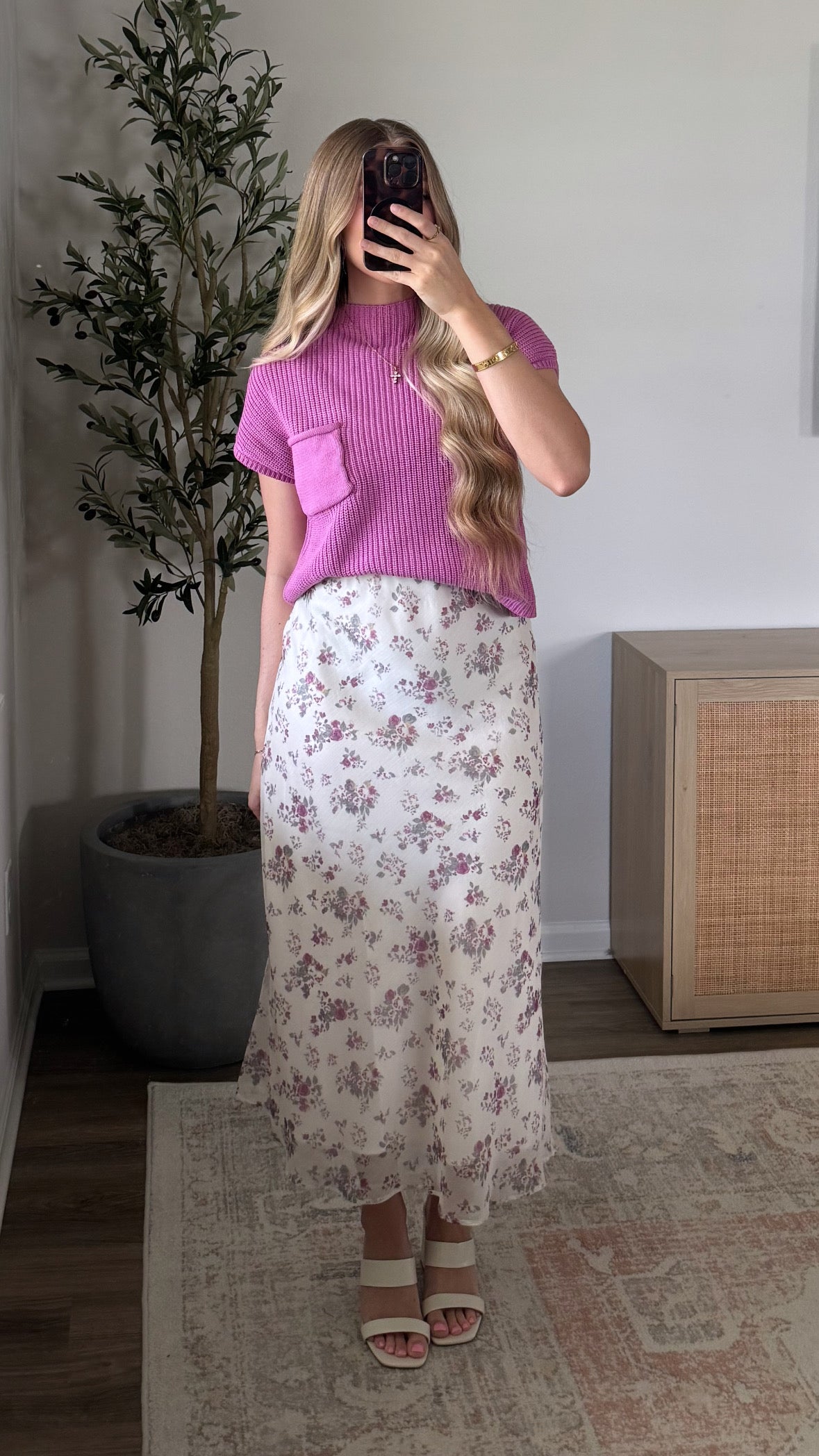 Lilac Midi Skirt