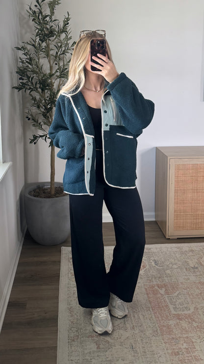 Sherpa Jacket / Dark Teal