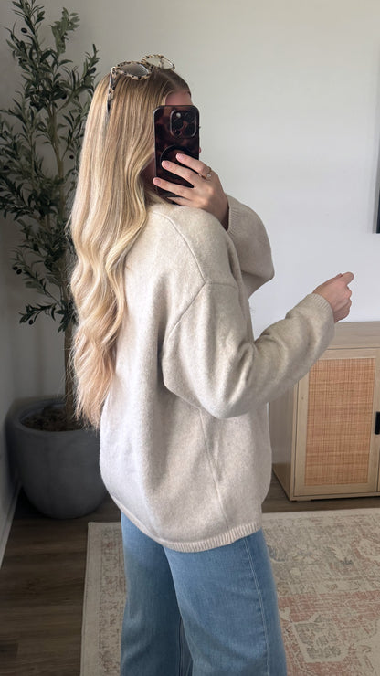 Harvest Cardigan / Oatmeal