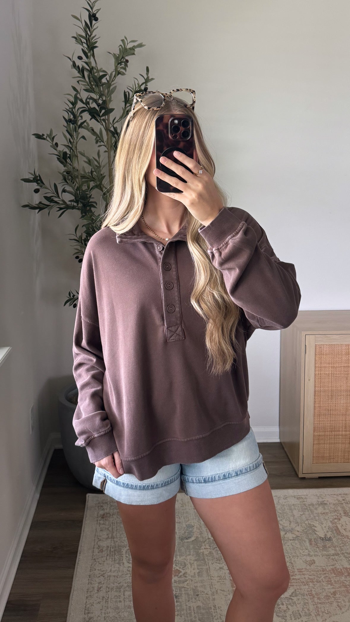 Hazel Henley Pullover / Brown