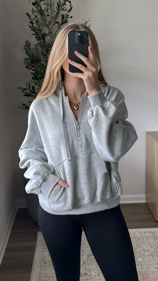 Jessi Quarter Zip / Grey