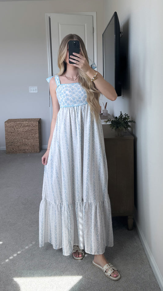 Charlotte Maxi Dress / Blue