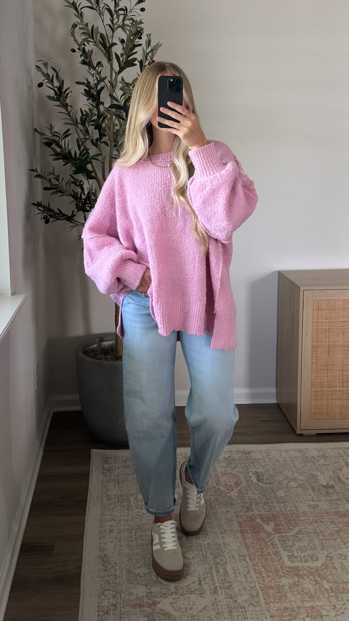 Oversized Sweater / Pink
