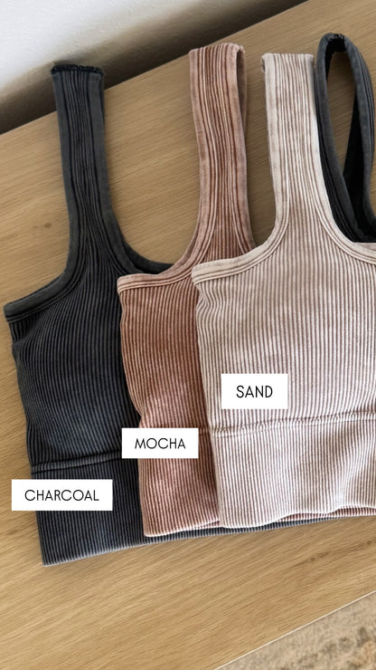 3 Colors / Square Neck Butter Tank