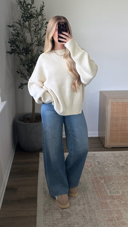 Staple Knit Sweater / Cream