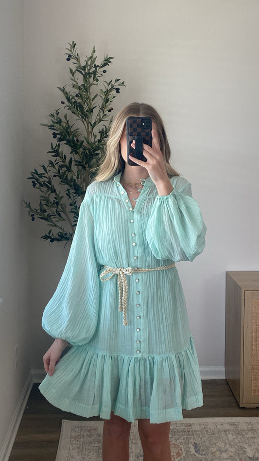 Gracelyn Dress / Mint Green