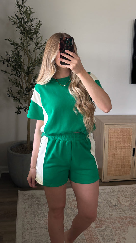 Maya Contrast Set / Green