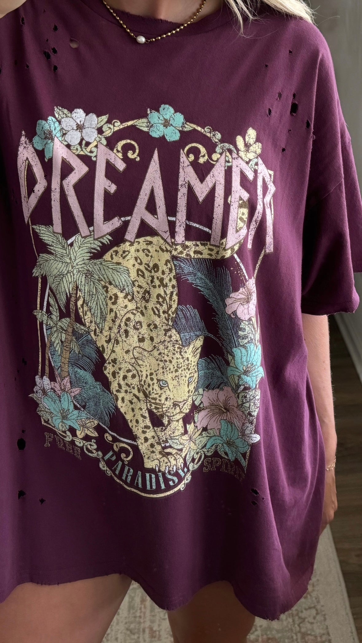 Dreamer Graphic Tee / Plum
