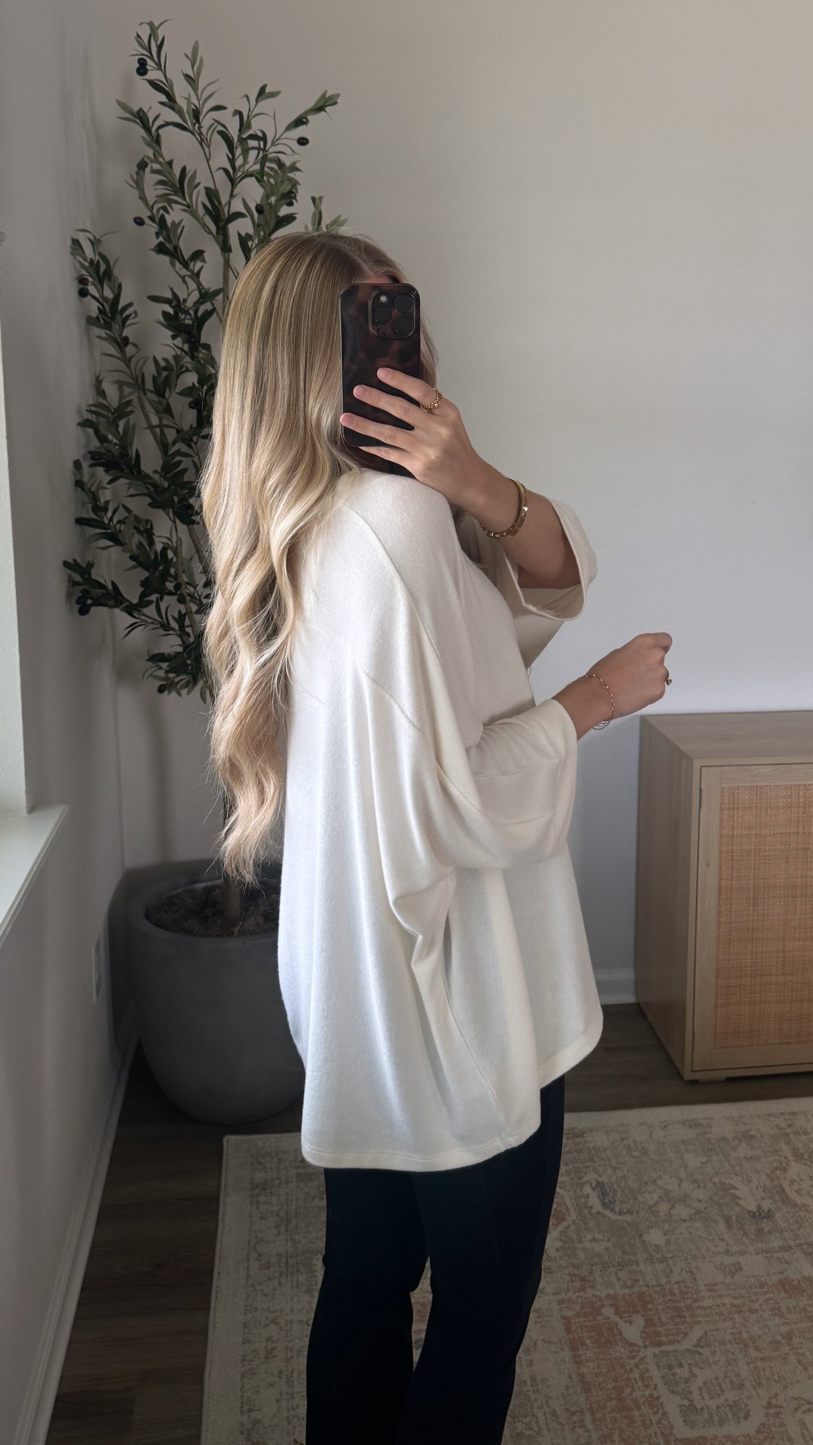 Oversized Butter Tee / Cream