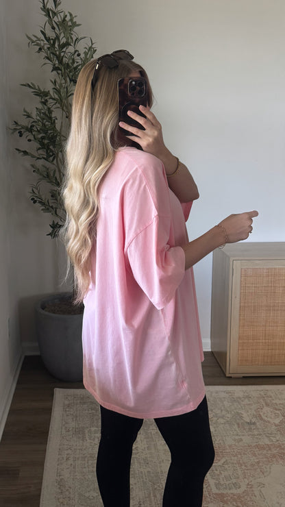 Girlfriend Tee / Light Pink