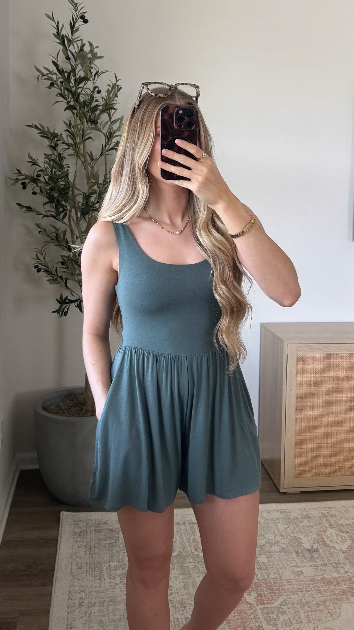 Butter Soft Romper / Jade