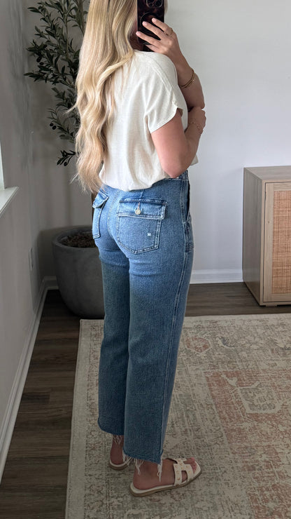 Paisley Comfort Denim / Med Wash