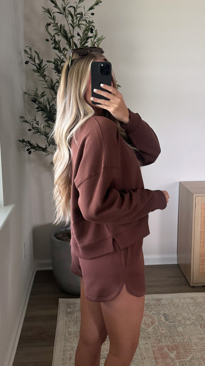 Weekend Shorts Set / Chestnut