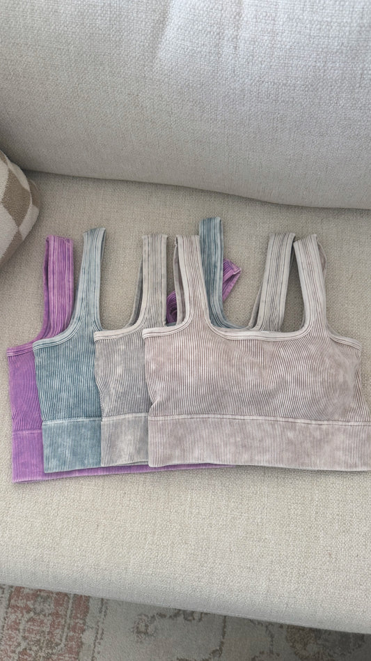 4 Colors / Square Neck Butter Tank