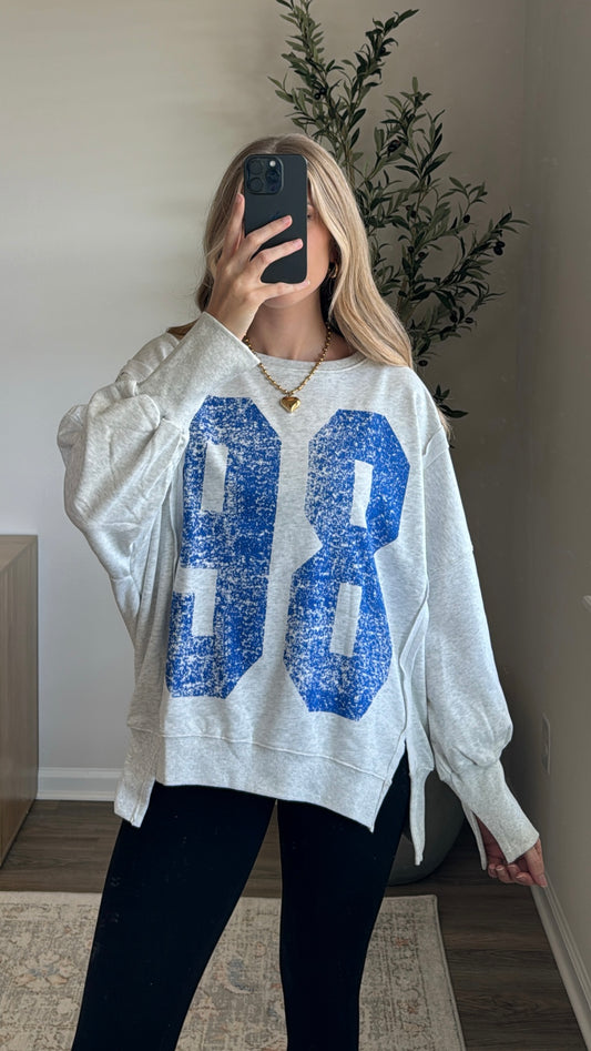 Varsity Pullover / Blue