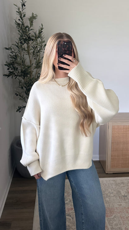 Staple Knit Sweater / Cream