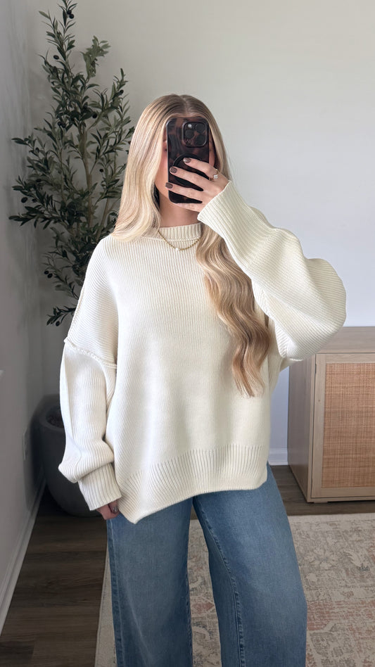 Staple Knit Sweater / Cream